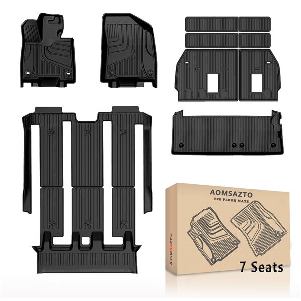 NEW W BOX AOMSAZTO FLOOR MATS FOR TOYOTA SIENNA 21