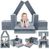 Image 1 : NEW 2025 NEWEST KIDS COUCH SOFA 7PCS