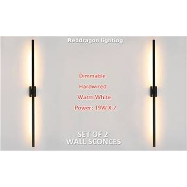 NEW W/BOX SET OF 2 REDDRAGON LIGHTING LAMP 100CM