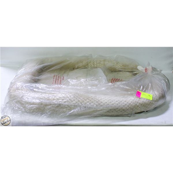 NEW BEIGE FLAT DOG BED