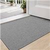 Image 1 : NEW DEXI DOOR MAT LOW PROFILE 24 X 36" LIGHT GREY