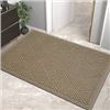 Image 1 : NEW HIYARD DURABLE FRONT DOOR MAT 36 X 24" BEIGE