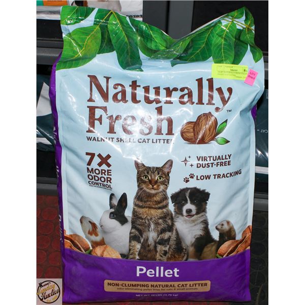 26LBS NATURALLY FRESH WALNUT PELLET CAT LITTER