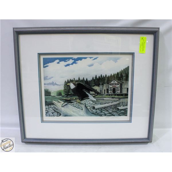 HAIDA LIMITED EDTN 135/950 SIGNED PRINT BY ERIC