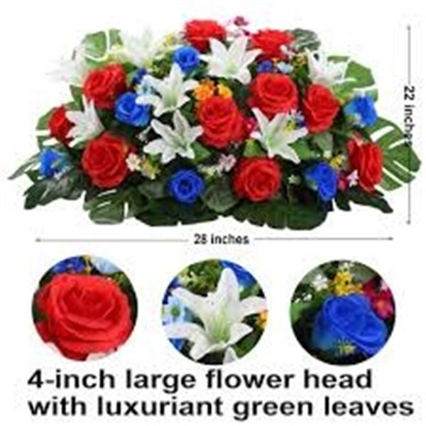 BRAND NEW ALL SPECIAL HEADSTONE PATRIOTIC COLORS