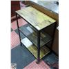 Image 1 : INDUSTRIAL STYLE 3 TIER CART 23" X 12" X 30"