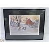 Image 1 : FRAMED 20 X16” D.R. LAIRD HOCKEY PICTURE