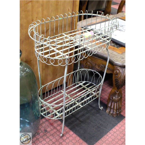 METAL PLANTER STAND 34" X 29" X 16"
