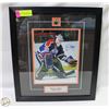 Image 1 : ANDY MOOG OILERS FRAMED 15.5" X 17.5"