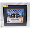 Image 1 : OILERS 1983/84 CUP CHAMPIONS FRAMED 12.25 X 13.25"