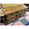 Image 1 : 9 DRAWER DRESSER 51" X 17" X 30"