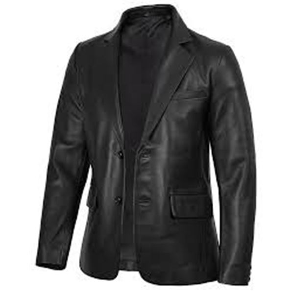 NEW THE DROP LARGE LEATHER BLAZER JACKET
