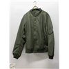 Image 1 : MEN'S SIZE L GREEN BOMBER JACKET