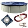 Image 1 : BRAND NEW WINTER BLOCK 24FT ROUND POOL COVER