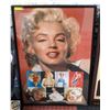 Image 1 : MARILYN MONROE FRAMED 24.5" X 36"