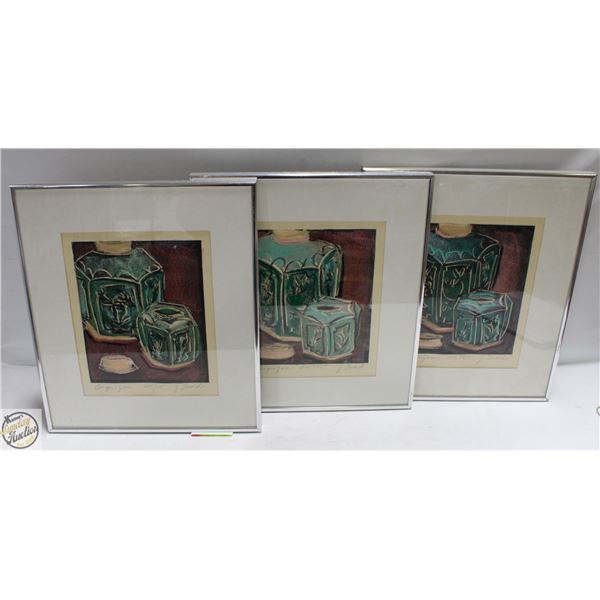 GINGER JAR ART SET OF 3