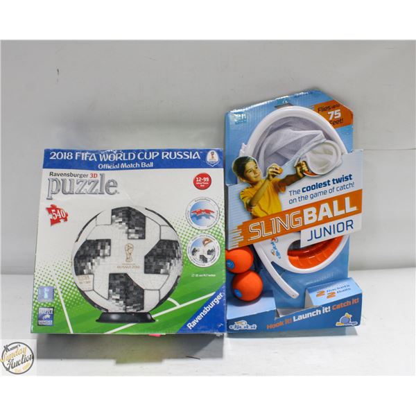 SLING BALL SET / WORLD CUP PUZZLE 2 PC