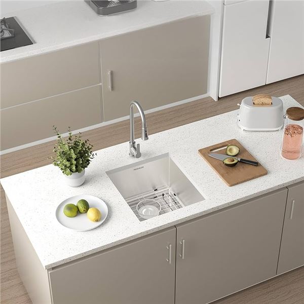 BRAND NEW MENSARJOR UNDERMOUNT STEEL KITCHEN SINK