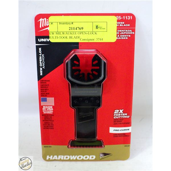 NEW MILWAUKEE OPEN-LOCK MULTI-TOOL BLADE