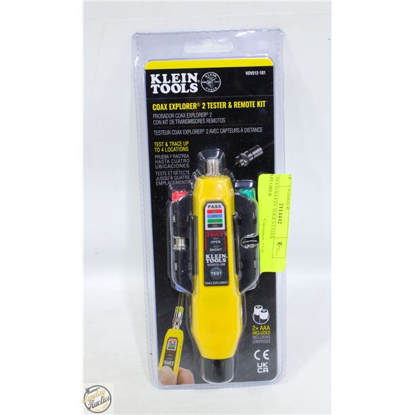 SEALED KLEIN TOOLS COAX EXPLORER
