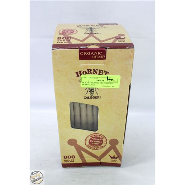 HORNET CLASSIC ALL NATURAL HEMP CONES -