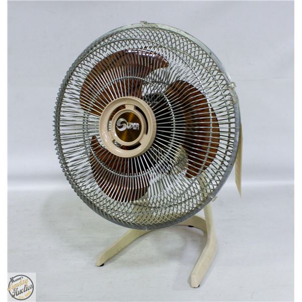 VINTAGE MID CENTURY WORKING TABLE FAN