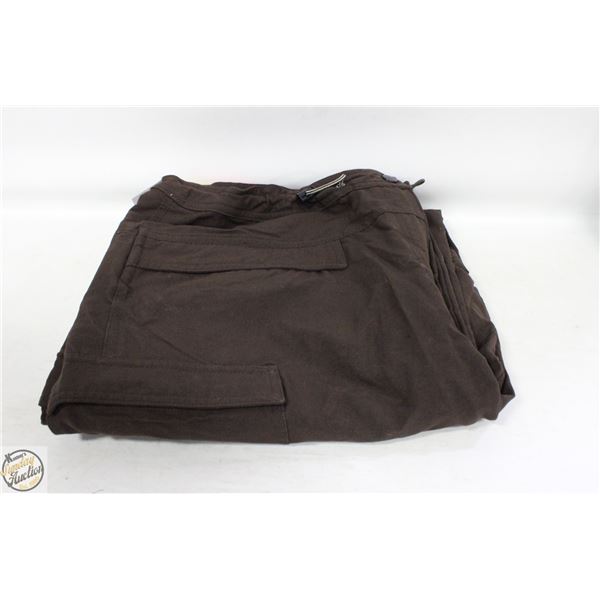 NEW W/TAGS BROWN CARGO PANTS LADIES SZ XL