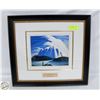 Image 1 : FRAMED PICTURE "LAKE IN MOUNTAINS" GROUP OF 7