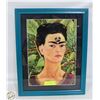 Image 1 : "FRAMED PRINT FRIDA KAHLO "THINKING OF DEATH"