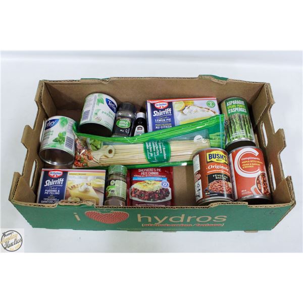 FLAT WITH VARIOUS NEW ITEMS INCL. TETLEY