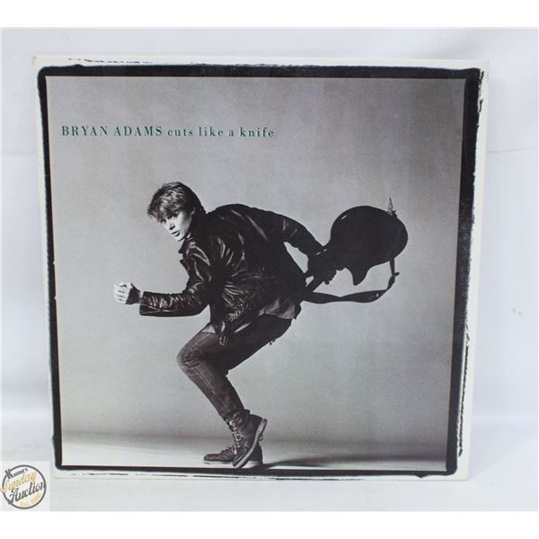 BRYAN ADAMS CUTS LIKE A KNIFE 1983 LP RECORD