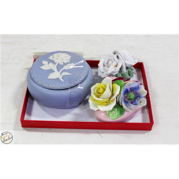 BONE CHINA FLOWER ARRANGMENTS +