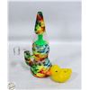 Image 1 : BOX WITH YELLOW CERAMIC DUCK PIPE AND