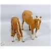 Image 1 : 2 BESWICK HORSE FIGURES (MARE AND FOAL)