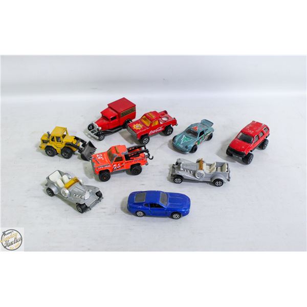 LOT OF 9 VINTAGE MAJORETTE DIECAST MODELS