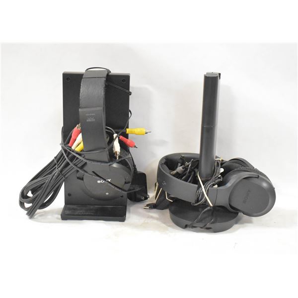 2 SETS OF SONY TV WIRELESS HEADPHONES