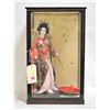 Image 1 : VINTAGE JAPANESE GEISHA DOLL IN GLASS BOX