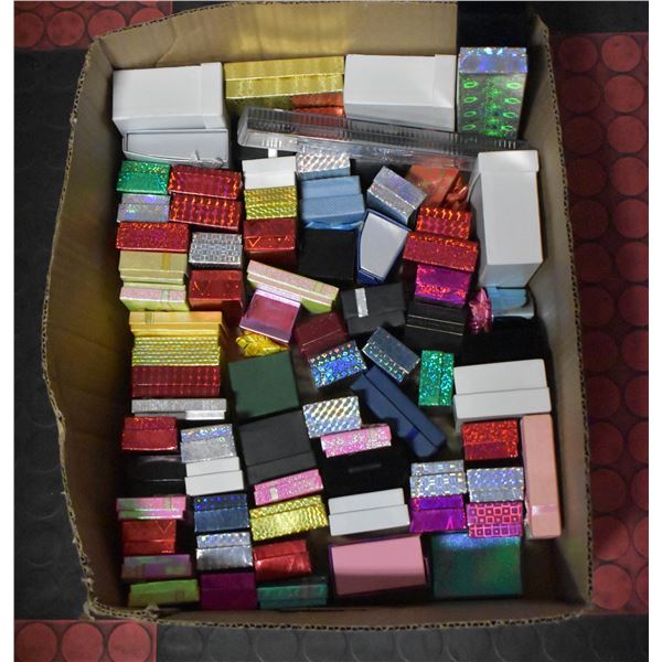 FLAT OF JEWELRY BOXES ASSORTED VARIETY
