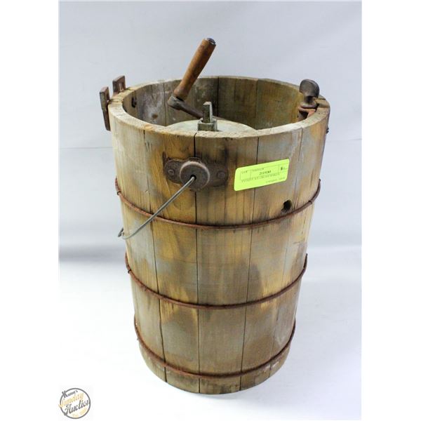 ANTIQUE ICE CREAM MAKER