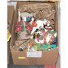 Image 1 : ESTATE LOT OF LARGE SIZE CHRISTMAS ORNAMENTS