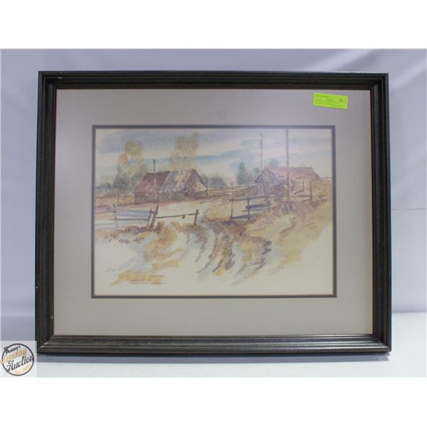 OIL SKETCH PAINTING THE SENTINEL BY MEREDITH EVANS