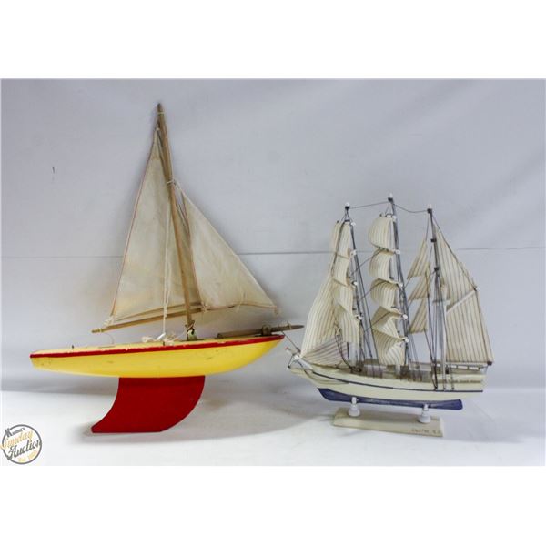 VINTAGE NOVA SCOTIA WOOD BLUENOSE &
