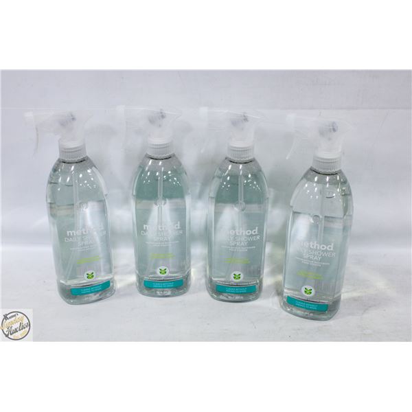 FOUR X 828ML METHOD DAILY SHOWER SPRAY CLEANER
