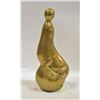 Image 1 : SOLID BRASS SEA LION BALANCING BALL ON NOSE H-7"