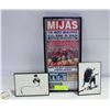 Image 1 : MIJARS BULL-RING POSTER WITH 2 WOOD BULL AND MATAD