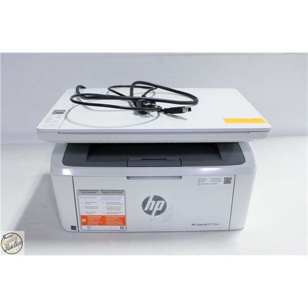 HP LASERJET M139WE PRINTER/SCANNER MODEL 7MD70E