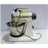 Image 1 : VINTAGE SUNBEAM MIX MASTER WITH RECIPE BOOK