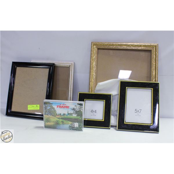 LOT OF VARIOUS  PICTURES FRAMES