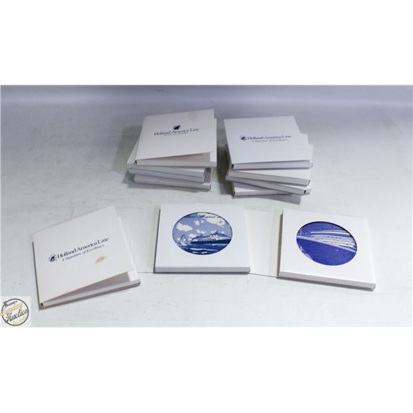 LOT OF VARIOUS HOLLAND AMERICA LINE TILES