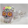 Image 1 : DECORATIVE SKULL HEAD LAMP WITH ON/OFF